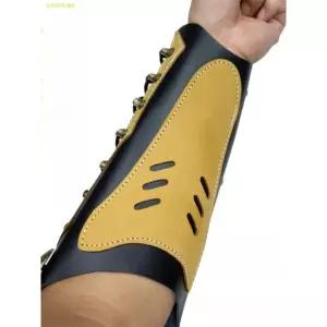 사격 훈련 팔꿈치 전면 보호 순수 검정색 양궁 암가드 팔 손목보호대 보호장비 국궁 활쏘기