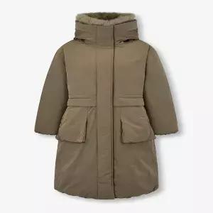 보브 VOV 폭스 퍼 후드 다운 사파리 롱 점퍼 (7155417007)