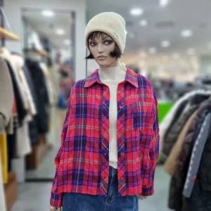 베네통/애플아울렛/모 혼방 베로나 셔츠형 블라우스/BABL53461