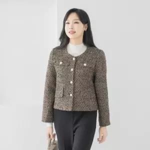 엄마옷 마담4060 티니트위드자켓 여성 데일리 -ZJK2510020-