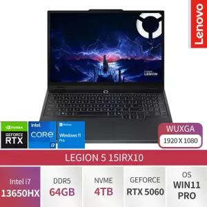 Lenovo LEGION 5 인텔 i7-13650HX / 64GB / 4TB / RTX5060 / 윈도우11 15IRX10 i7 5060 SE W11P