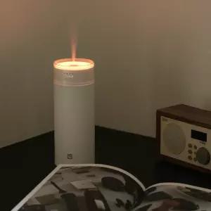 라이브박스 무드등 무선 가습기 저소음 초음파 미니 소형 사무실 차량용 휴대용 탁상용 500ml