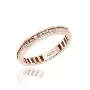 [로이드](마산점)더블 스텝 하프 다이아 18K 여성 커플링 LRF25042D