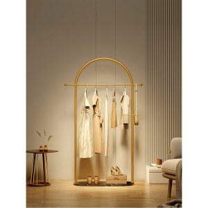 심플 철제 스탠드 미니 폴행거 원목 수납장 선반 철제행거 사무실 좁은공간 옷장 파이프