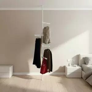 힘센폴행거 32mm 행거 시스템 무타공 white