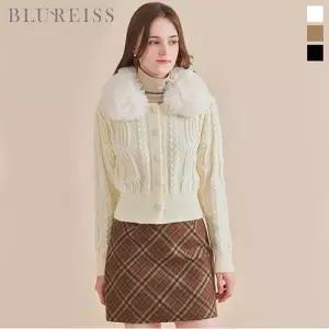 [블루레이스] 퍼카라 꽈배기 니트 가디건_B5W1KC4891