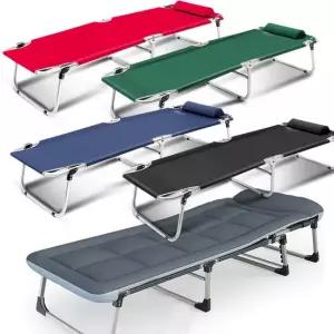 베개+침대세트 특대형 접이식 야전침대 침대 접이식침대 접이식의자 캠핑의자 낚시의자 무중력의자