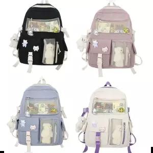 고등학생가방 10대 캐주얼 백팩 고등학생 책가방 유행 가방