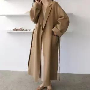 [라일리여성의류] Rly 겨울 아우터 모직 롱코트 허리 핏조절