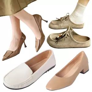 틱앤톡 여성 플랫슈즈 단화 메리제인 펌프스 여자 구두 뮬 블로퍼 힐 로퍼