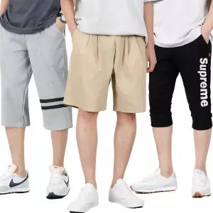 [벤티브]남성 쿨스판 텐셀 린넨 버뮤다 아이스 시어서커 코튼 팬츠 벌룬 와이드 5부7부 반바지4XL 빅사이즈 카고바지