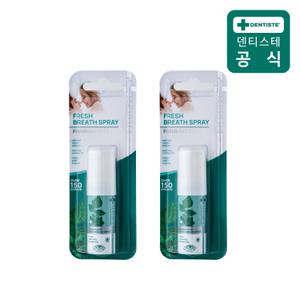 덴티스테 후레쉬 브레스스프레이 15ml 2개