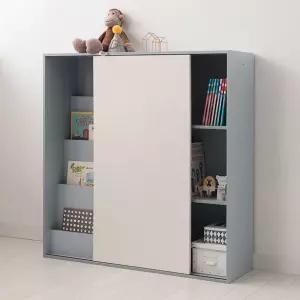 리바트 꼼므 슬라이딩 전면책장(3색)