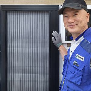 DG몰 주름방충망 현관 아파트 자바라 수동 방충망 촘촘망 교체 가로1000이하 세로2100이하 셀프시공