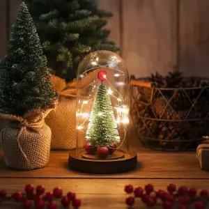 레토 유리돔 크리스마스 트리 무드등 조명 LML-TD01