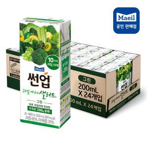 매일유업 썬업 과일야채샐러드 레드/그린/퍼플 200ml 각 24팩
