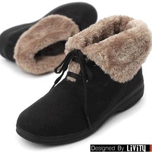 초특가한정[정품]LIVITY 빅히트 5cm 굽높이 포근한 스웨이드 방한 털단화 앵글부츠 털부츠 KA3107 15종택일