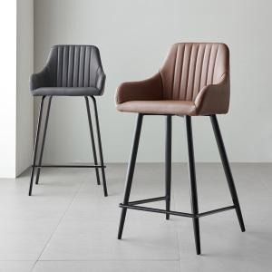 가구로드 퀸암 고급 가죽 아일랜드 식탁 주방 바텐의자