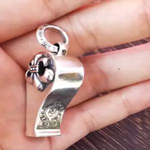 실버팩토리 925 실버 호루라기 펜던트