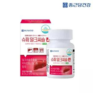 [종근당건강] 슈퍼 밀크씨슬 칸 (2개월분) 비타민B1 B2 B6 100%충족 간건강 간영양제 실리마린