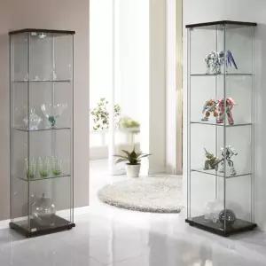 도어형 강화유리 장식장 수납장 거실장 진열대
