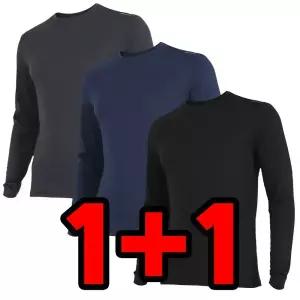 원플러스원 남자 가을 겨울 히트텍 작업복티셔츠 남성기모 캐주얼 등산복 아웃도어 이너웨어 무지 기능성