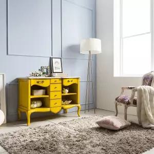 [리체갤러리] 수입 프렌치 엔틱가구 빈티지엔틱 엘라 엠버 멀티 콘솔서랍장