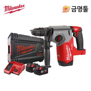 밀워키 M18 FHX-502X 충전햄머드릴 18V 5.0AH 오토스탑킥백컨트롤 키레스척포함