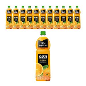 미닛메이드 시그니처 오렌지, 1.5L, 12개