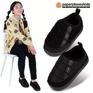 [페이퍼플레인키즈]PK8227 아동 털 운동화 키즈 퍼 패딩 방한화 유아 신발 겨울 방한 털신 기모 여아 남아