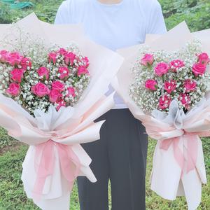 데일리꽃 장미 생화 10송이 20송이 기념일 졸업식꽃다발 데일리꽃