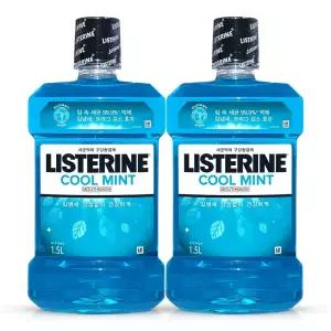 리스테린 쿨민트 1.5L 2개