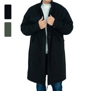 [레디핏]남성 오버핏 도톰한 야상 개파카 롱점퍼 2컬러_WSJ390