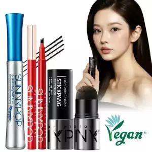 50시간 지속 새치&빈모 커버 [써니팝] 헤어커버 쿠션 스틱팡 / 10일지속 눈썹타투/2주 집중개선 고농축 단백질 펩타이드 속눈썹 영양제