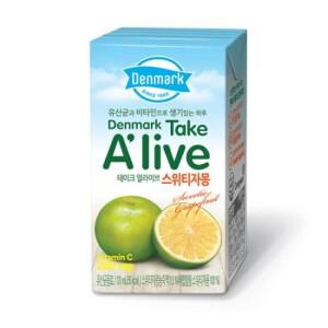 덴마크 테이크 얼라이브 스위티자몽 120ml 32개 (1박스)