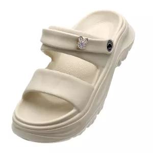 (최종정리) 발편한 쿠션 여성 키높이 샌들 슬리퍼 슬라이드 실내화 겸용 클로그 추천 DM리나