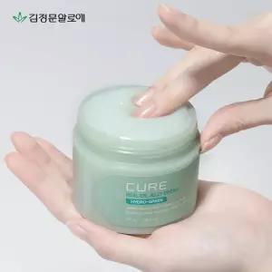 [15%+카드12%] 김정문알로에 큐어 리알로에 대용량 수분 젤리크림 100ml 2개