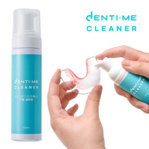 덴티미클리너 거품형 의치 틀니 세정제 치아 교정기 교정 유지장치 세척 200ml
