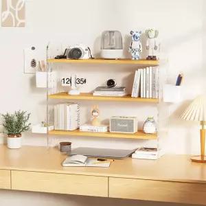 아우스 책상 정리 타공판 아크릴 책상 선반 책꽂이 북선반 조립식책장