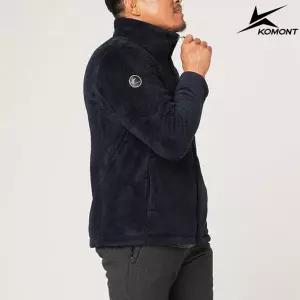 [코몽트] 남녀공용  쉘파 하이넥 후리스 자켓_네이비_01