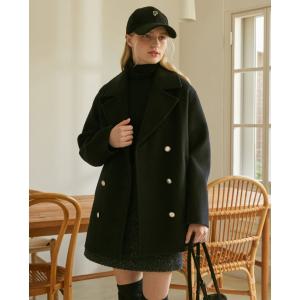 [플라스틱아일랜드]금장단추 핸드메이드 반코트 PP4HC081