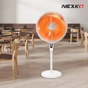 넥스코 선풍기형 전기히터 난로 난방기 온열기 가정용 사무실 업소용 스탠드형 61cm NKH-S2400HL