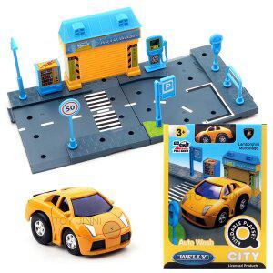 [투마씨앤디]WELLY Q씨티 세차장 웰리 람보르기니 미니카