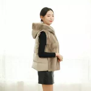 우진모피(WJ) 코펜하겐퍼 휘메일풀스킨 구스다운 밍크베스트 국내생산 본사직영