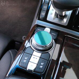 제네시스EQ900 컨트롤러 조그다이얼 스타트버튼 지문방지 PPF필름 가드 투명 랩핑 실내 인테리어 용품