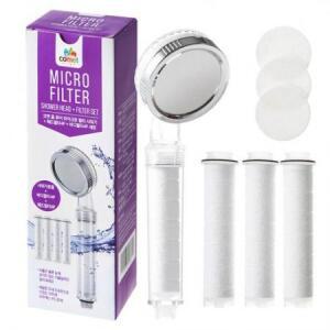코멧 홈 퓨어 마이크로 필터 샤워기 + 헤드필터4P 바디필터4P 1세트