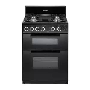 [린나이](광주신세계)[신세계 광주점] 린나이 참숯코팅 무수그릴 4구 오븐레인지 미드나잇 블랙 RSF-BM8...
