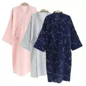 남성 여성 유카타 여름 잠옷 목욕 가운 호텔 골프 샤워가운 로브 원피스잠옷