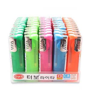 편의점터보라이터 업소용 토치 일회용터보라이터 라이타 50개