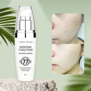 [라벨영] 기미잡티 지우개+미백수분 앰플 /기능성 고농축 77솔루션 화이트닝 세럼 